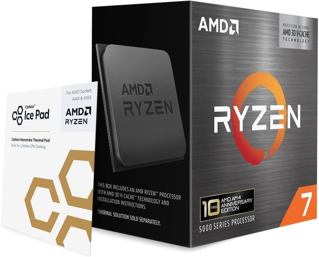 Alt view image 3 of 3 - Ryzen 7 5800X3D Desktop Processor 8-Core, 16-Thread with 3D V-Cache Technology