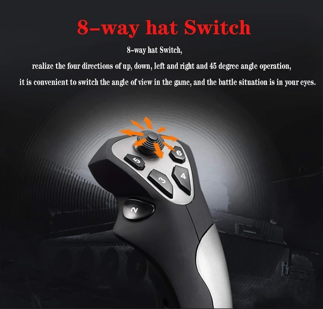Alt view image 4 of 7 - 2113pro PC Flight Stick Joystick Flight Simulator Controls