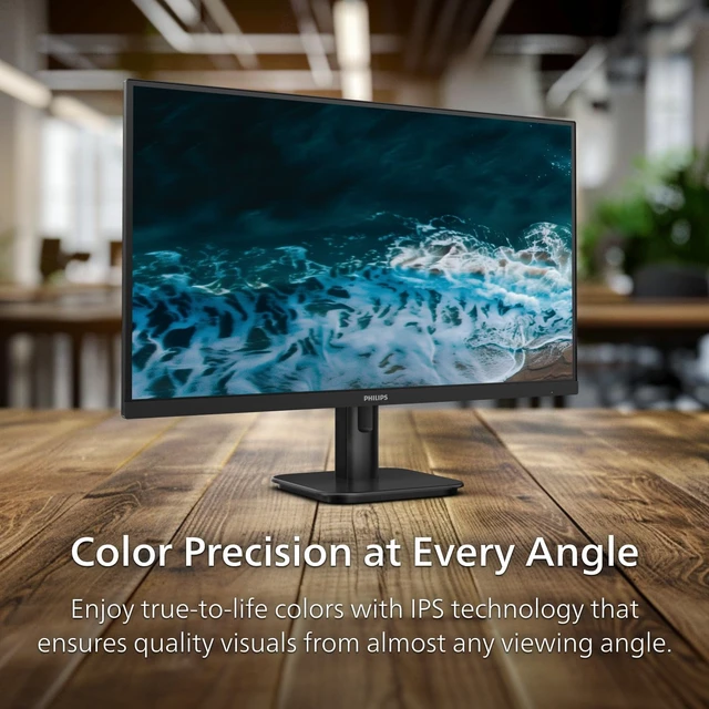 Alt view image 2 of 5 - 27" 4K UHD Computer Monitor IPS, HDR, Built-In Speakers, 27E1N1800A