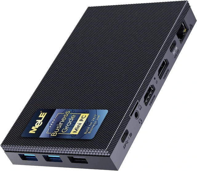 Main image of Quieter 4C Fanless Mini PC N100, 16GB RAM, 512GB Storage