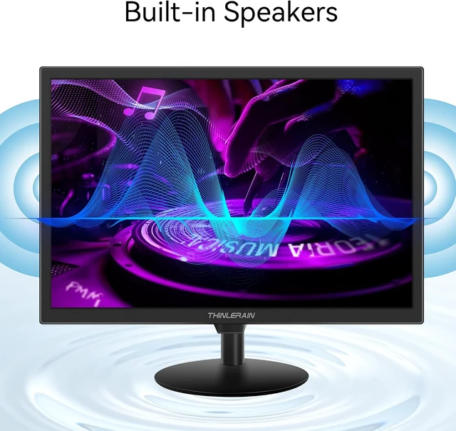 Alt view image 5 of 7 - 19-Inch Computer Monitor 1440x900 with HDMI/VGA/AV/BNC/USB Ports, 60Hz, 5ms, VESA, Built-In Speakers for Office & Home