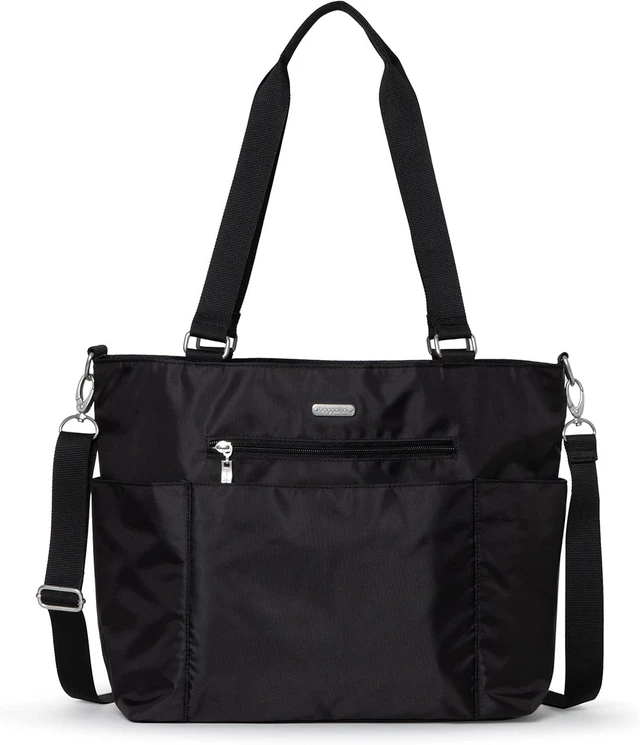 Main image of Essential Laptop Tote Lightweight Work Tote with Laptop Sleeve, Travel Crossbody Shoulder Bag for Women