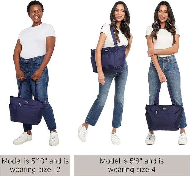 Alt view image 5 of 7 - Essential Laptop Tote Lightweight Work Tote with Laptop Sleeve, Travel Crossbody Shoulder Bag for Women