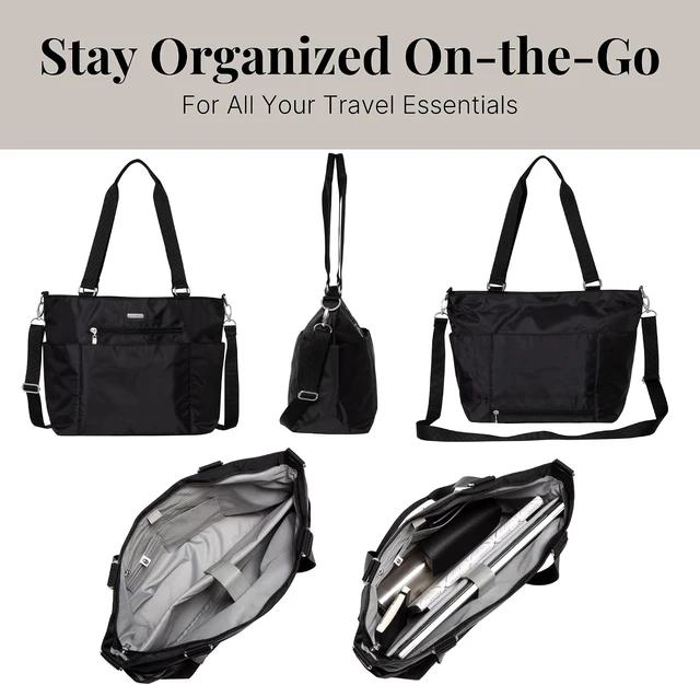 Alt view image 6 of 7 - Essential Laptop Tote Lightweight Work Tote with Laptop Sleeve, Travel Crossbody Shoulder Bag for Women