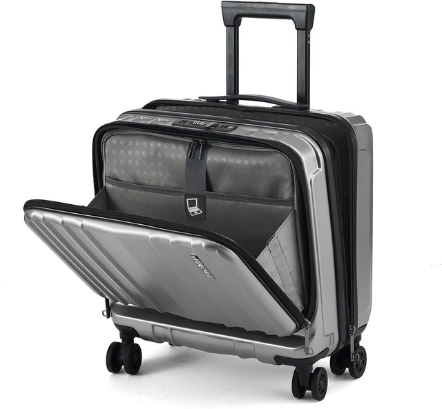 Main image of 16" Carry-On Luggage with 2 Laptop Compartments Airline Approved