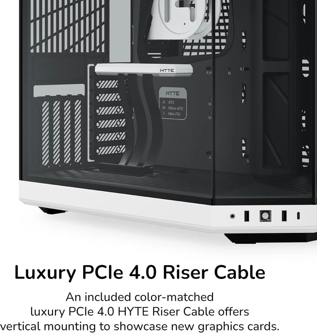 Alt view image 4 of 7 - Y70 Modern Aesthetic Gaming PC Case Panoramic Glass