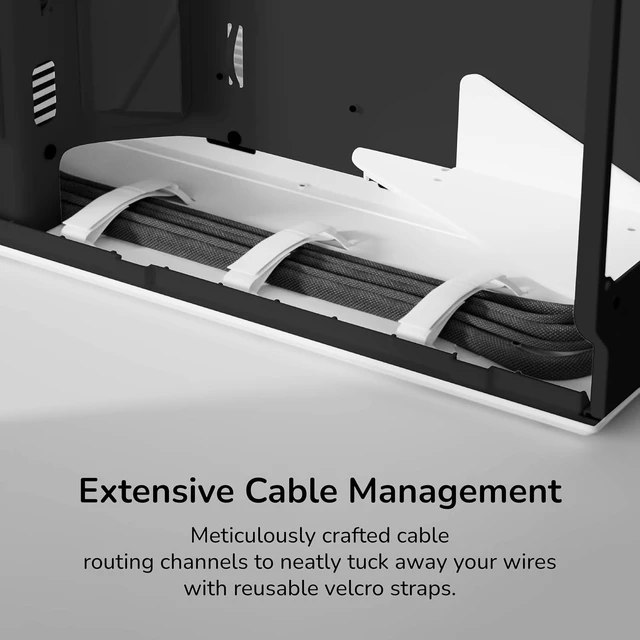 Alt view image 6 of 7 - Y70 Modern Aesthetic Gaming PC Case Panoramic Glass