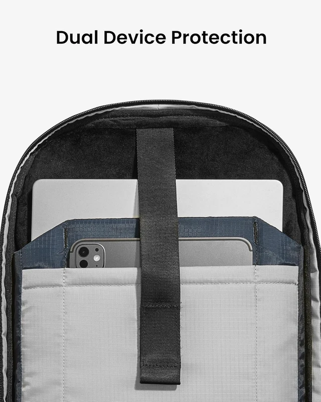 Alt view image 3 of 7 - 32L Laptop Backpack Large Water-Resistant Business Travel Bag for 15.6-16-Inch Laptops, for Business Trips & Weekend Getaways