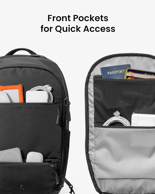 Alt view image 4 of 7 - 32L Laptop Backpack Large Water-Resistant Business Travel Bag for 15.6-16-Inch Laptops, for Business Trips & Weekend Getaways