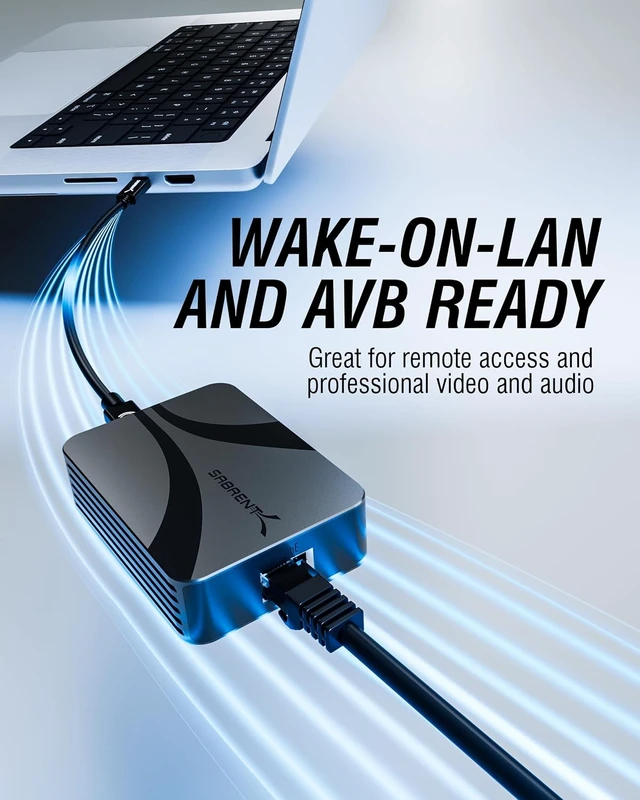 Alt view image 6 of 7 - Thunderbolt & USB4 10GbE Ethernet Adapter USB-C (NT-P10G)