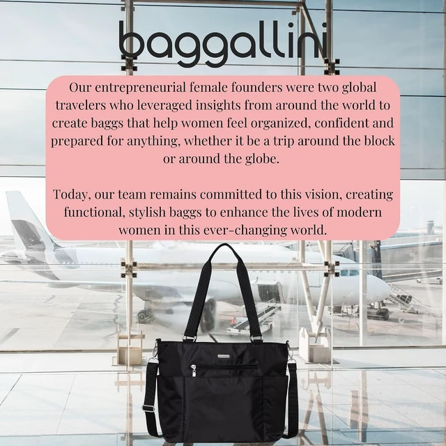 Alt view image 7 of 7 - Essential Laptop Tote Lightweight Work Tote with Laptop Sleeve, Travel Crossbody Shoulder Bag for Women