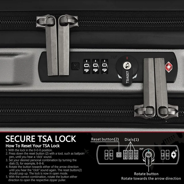 Alt view image 6 of 7 - 16" Carry-On Luggage with 2 Laptop Compartments Airline Approved