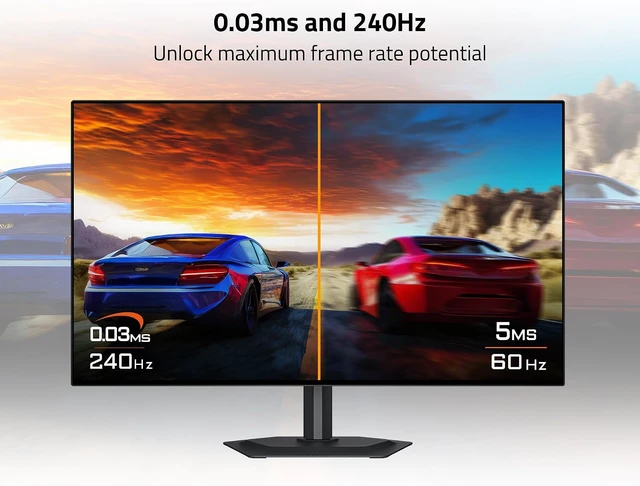 Alt view image 3 of 7 - GO27Q24G 27" W-OLED QHD Gaming Monitor 240Hz