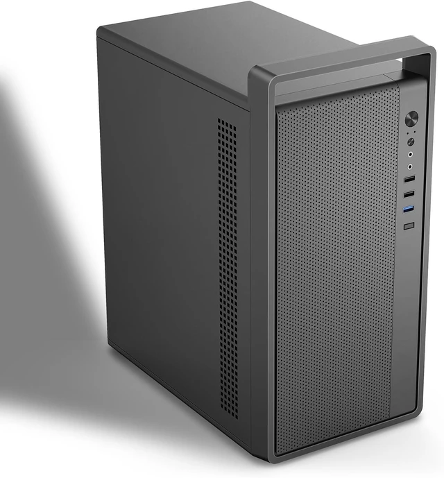 Main image of Micro-ATX PC Case Built-In Handle