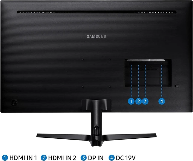 Alt view image 7 of 7 - 32" 4K UHD (3840x2160) Computer Monitor VA Panel, FreeSync, Eye Saver, Flicker-Free, HDMI, DisplayPort (Black)