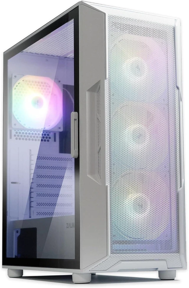 Main image of i3 Neo ATX Mid-Tower RGB Gaming PC Case (White)