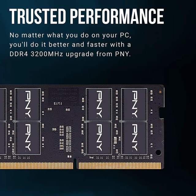 Alt view image 3 of 7 - 32GB (2x16GB) DDR4 3200MHz CL22 Notebook Memory Kit Performance