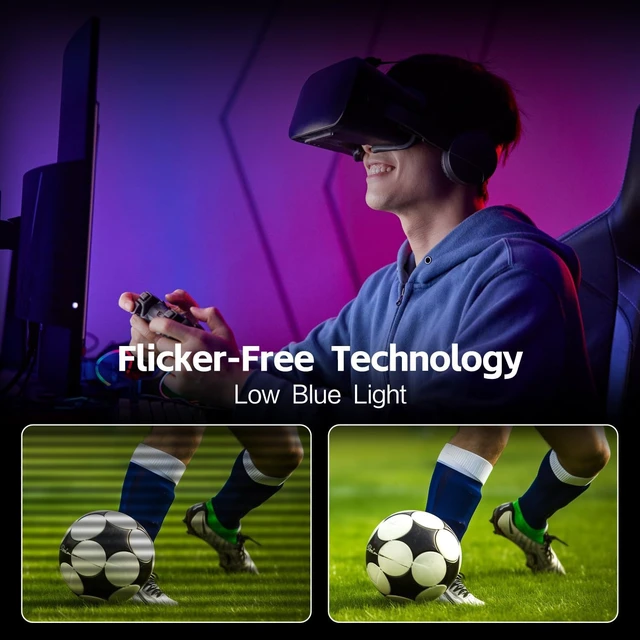 Alt view image 6 of 7 - 22-Inch FHD Gaming Monitor 144Hz, 105% sRGB