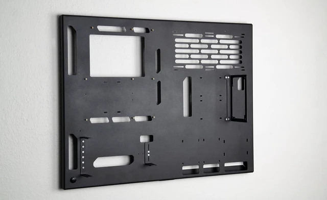 Alt view image 3 of 7 - Wall-Mount Gaming PC Case Wall Mount Computer Chassis for PC Gaming