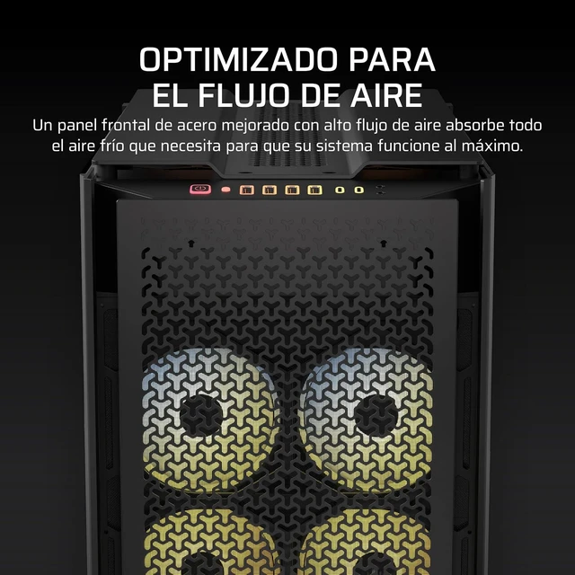 Alt view image 7 of 7 - 9000D RGB Airflow Super Full-Tower PC Case (Black)