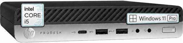 Main image of Business Mini PC Core i5, 8GB DDR4 RAM, 256GB PCIe SSD