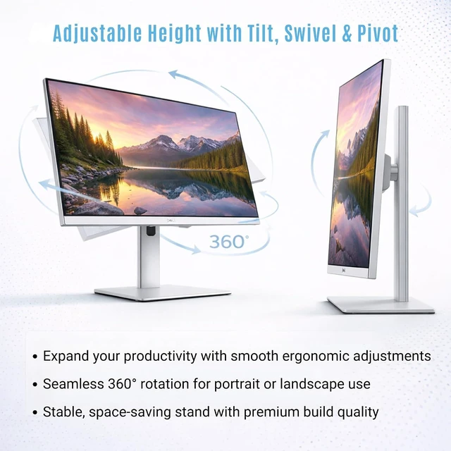 Alt view image 5 of 7 - Pro P2725H Plus 27" FHD Monitor HDMI, DisplayPort & USB Cables Included