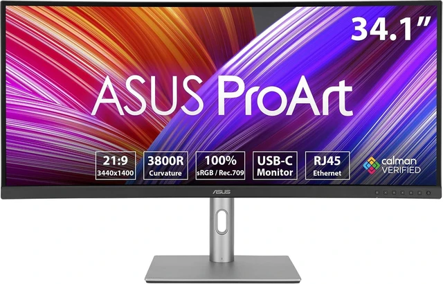 Main image of ProArt PA34VCNV 34" Ultrawide 1440p Professional Monitor for Mac