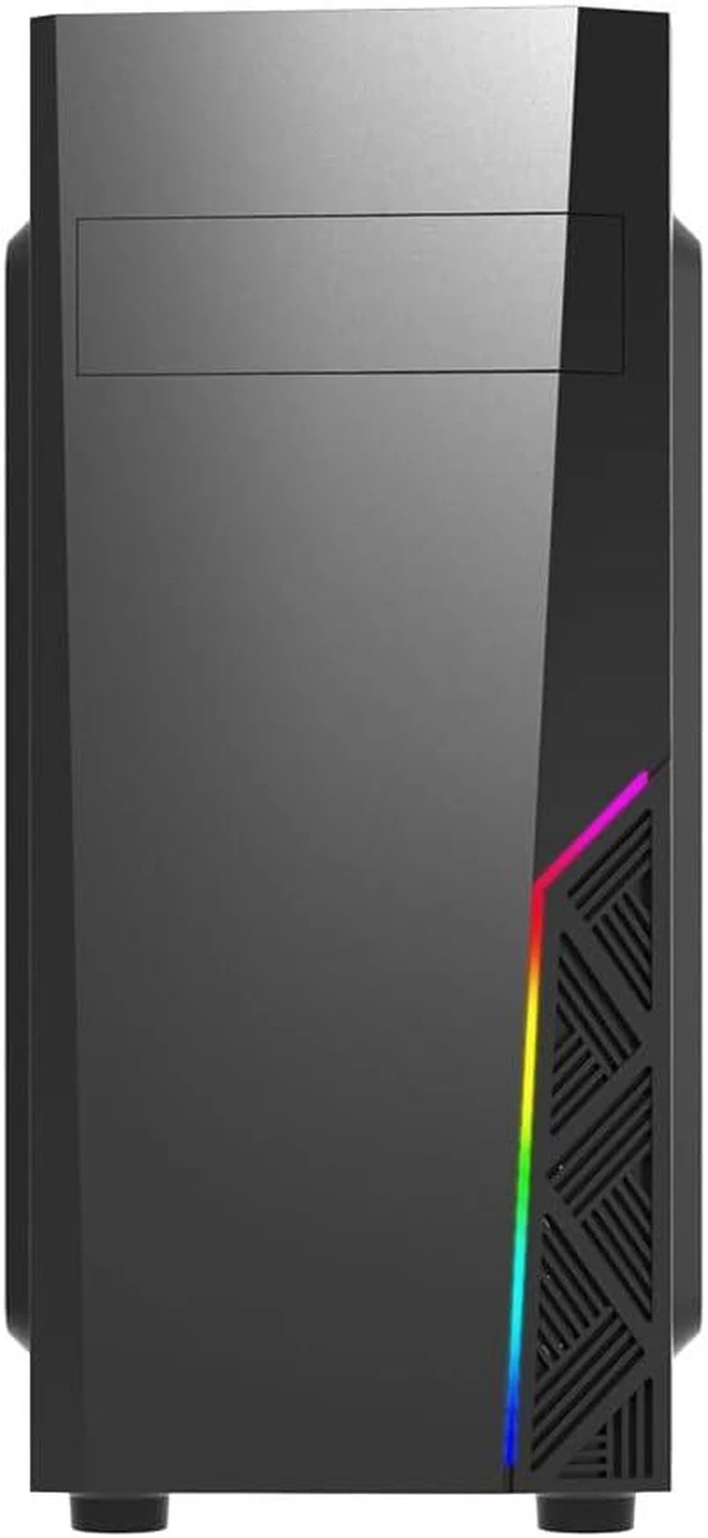 Alt view image 2 of 7 - T8 ATX Mid-Tower Gaming Desktop Computer PC Case