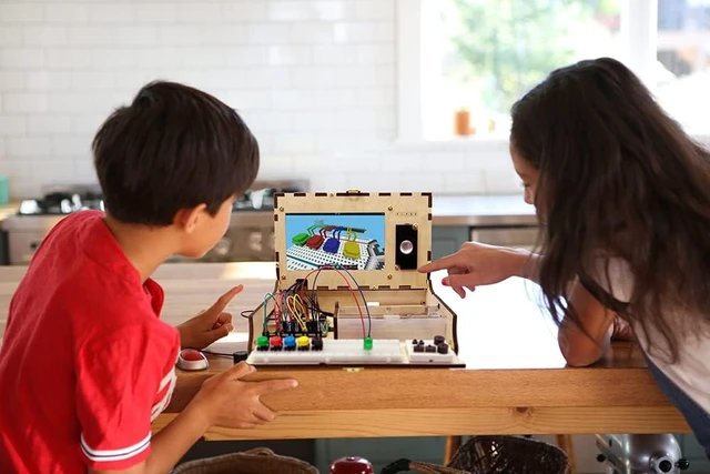 Alt view image 6 of 7 - Award-Winning STEAM Computer Kit with Raspberry Pi Drag-n-Drop Coding, StoryMode, Games, Python & Amazing Projects!