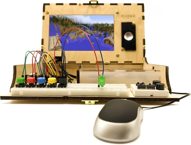 Alt view image 7 of 7 - Award-Winning STEAM Computer Kit with Raspberry Pi Drag-n-Drop Coding, StoryMode, Games, Python & Amazing Projects!