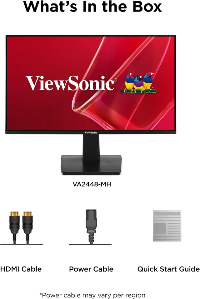 Alt view image 7 of 7 - VA2448-MH 24" 1080p IPS Computer Monitor 120Hz Display
