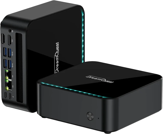 Main image of Mini PC with Windows 11 Pro Pre-Loaded Ryzen 5 7430U (Up to 4.3GHz, 6C/12T), 16GB DDR4, 512GB M.2 SSD, Dual HDMI 4K@60Hz, LAN, Type-C, WiFi 6, BT 5.3 for Home & Business