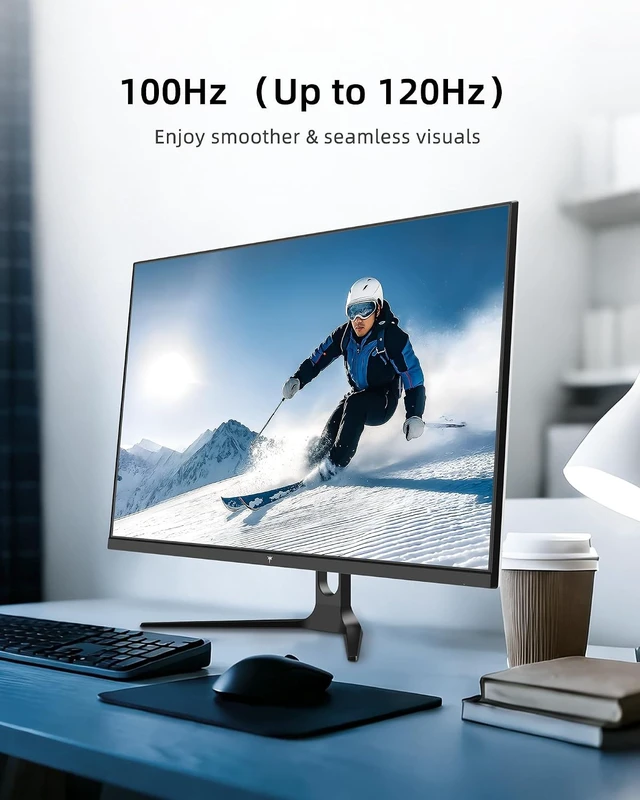 Alt view image 3 of 7 - 32" 2K QHD Computer Monitor 120Hz IPS Panel (White)