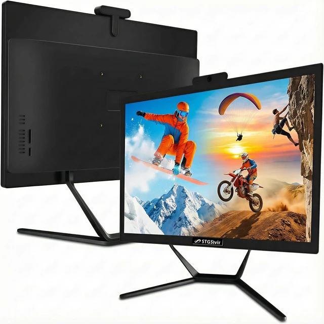 Alt view image 3 of 7 - All-in-One Computer PC 19" Display, Core i5, 16G RAM, 512G SSD