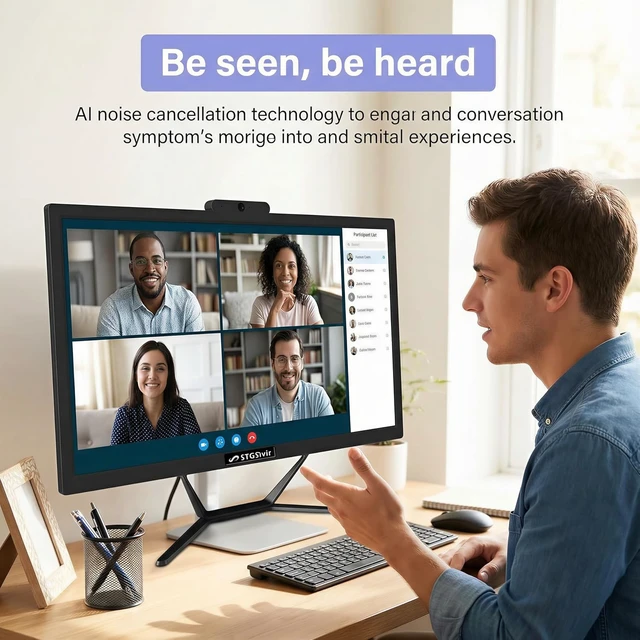 Alt view image 5 of 7 - All-in-One Computer PC 19" Display, Core i5, 16G RAM, 512G SSD