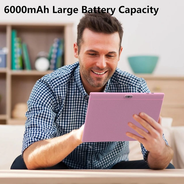 Alt view image 4 of 7 - 10" Android 15 2-in-1 Tablet with Keyboard/Mouse/Case/Stylus 8GB RAM + 32GB ROM/1TB Expandable, 1.8GHz Quad-Core, 1280*800 HD Touch Screen, 8MP Camera, 2.4G/5G WiFi 6