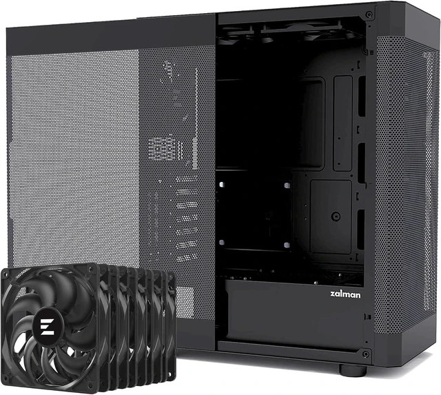 Main image of i4 ATX Mid-Tower Desktop PC Case 6X Preinstalled Fans, High Airflow