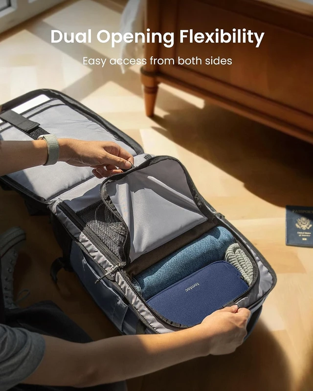 Alt view image 6 of 7 - 40L Travel Backpack TSA Carry-On Flight Approved, PFAS Free