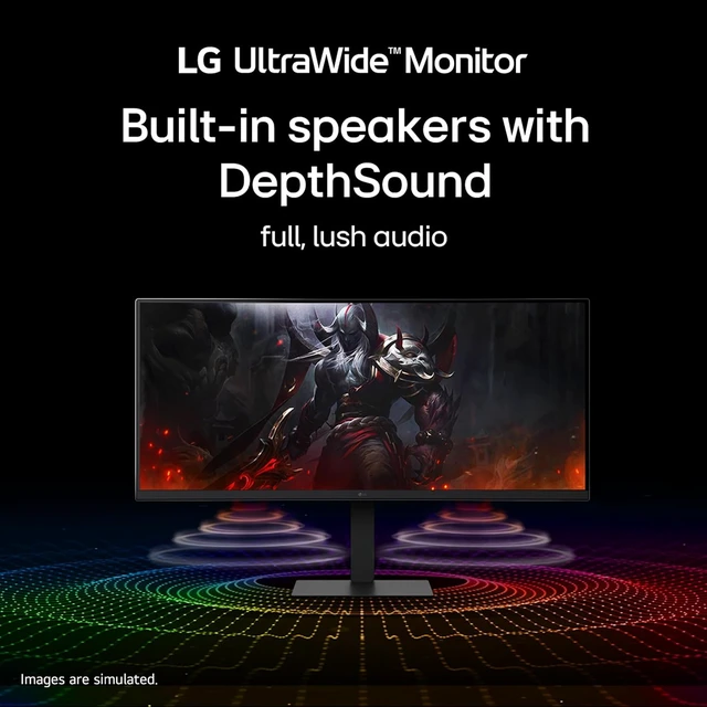 Alt view image 7 of 7 - 34U650A-B 34" UltraWide IPS WQHD 100Hz HDR10 Curved Monitor (Black)