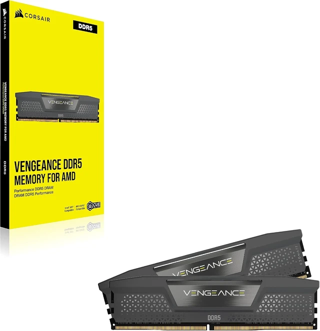 Alt view image 6 of 6 - Vengeance 16GB (2 x 8GB) DDR5 RAM Up to 6000MHz