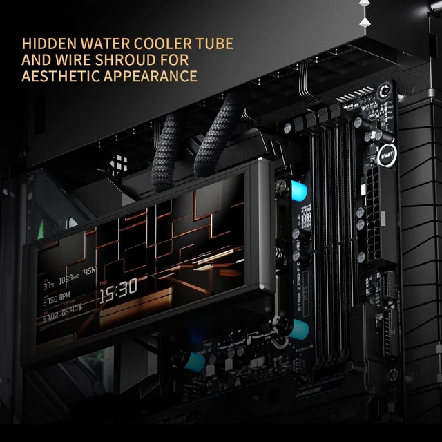 Alt view image 4 of 7 - A70 Vision ATX Gaming Case