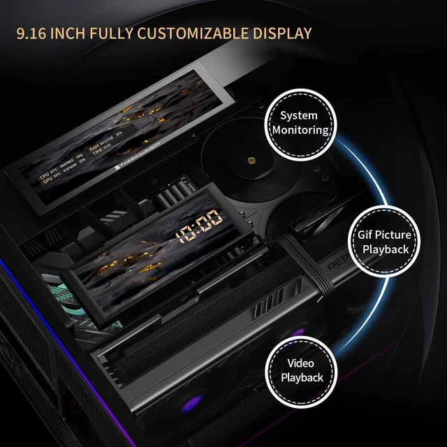 Alt view image 6 of 7 - A70 Vision ATX Gaming Case