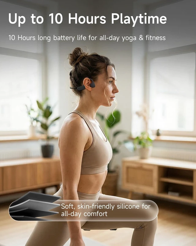 Alt view image 4 of 7 - Bone Conduction Swimming Headphones 32GB MP3 Player Built-In