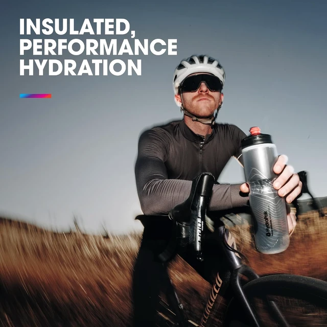Alt view image 2 of 7 - Polar Surge Insulated Bike Water Bottle (24oz, Ascent Black)