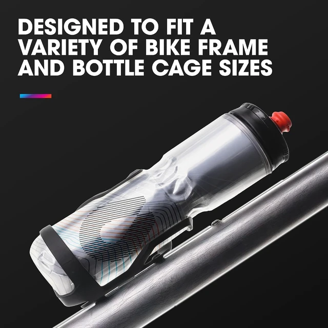 Alt view image 6 of 7 - Polar Surge Insulated Bike Water Bottle (24oz, Ascent Black)
