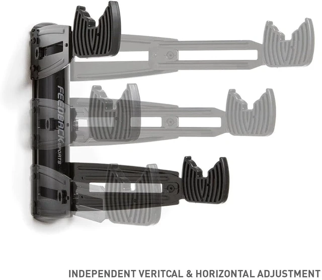 Alt view image 3 of 4 - Velo Wall Rack 2D Bike Storage Hanger Mount with Adjustable Arms