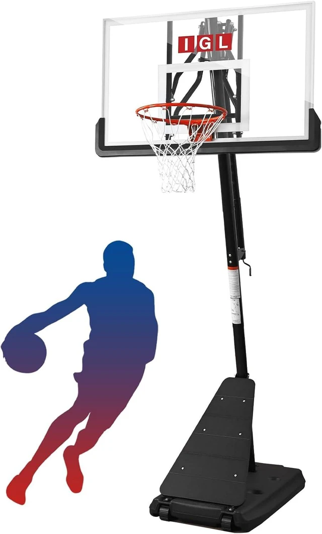 Main image of Outdoor Basketball Hoop with 52" Shatterproof Backboard 10FT Portable Adjustable Basketball Goal System