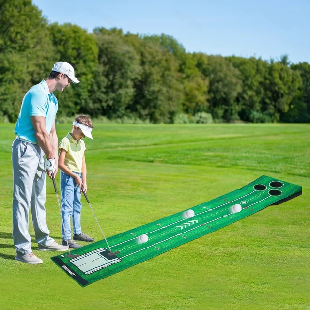 Alt view image 5 of 7 - Golf Putting Mat Portable Indoor/Outdoor Putting Green