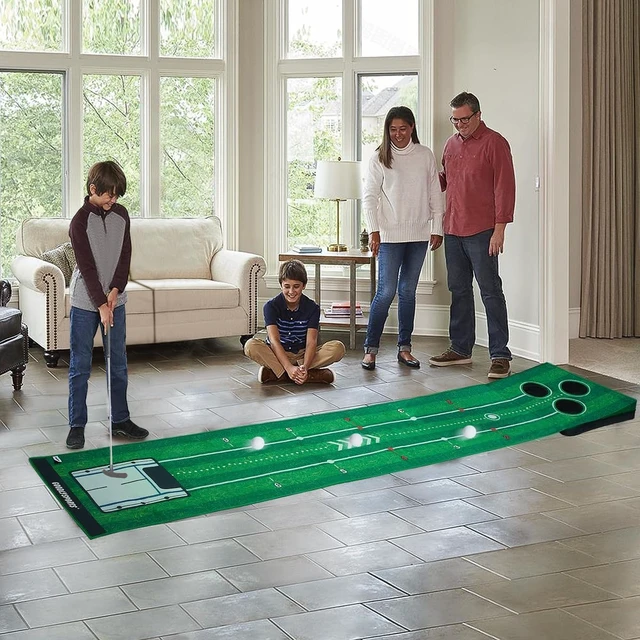 Alt view image 6 of 7 - Golf Putting Mat Portable Indoor/Outdoor Putting Green