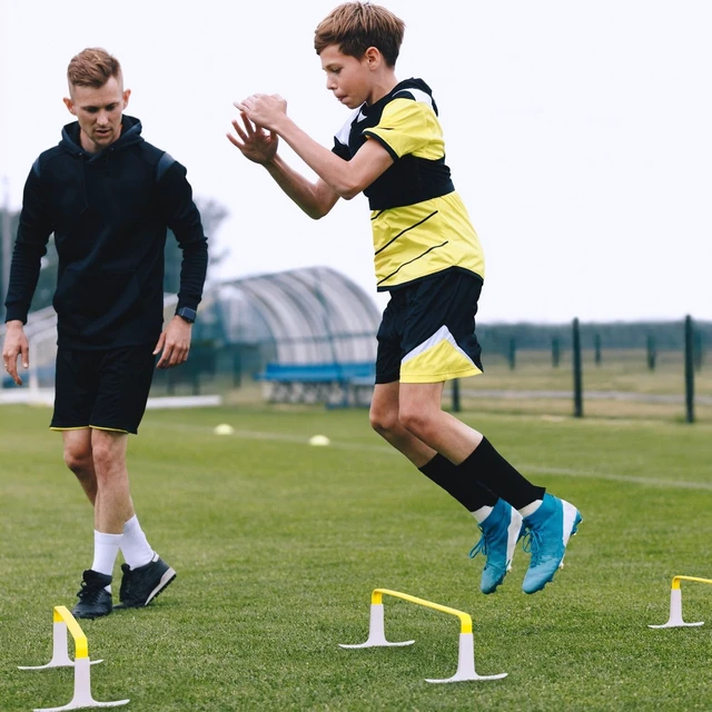 Alt view image 4 of 7 - ZoomFlex Agility Hurdles with Carry Bag Flex-Safe Modular Speed Training